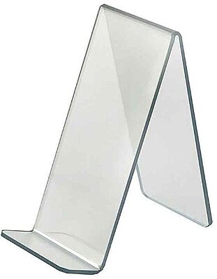 Azar Displays Acrylic Easel Displays, Clear, 10-Pack