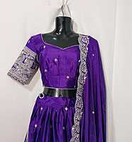 K0181: Ready To Ship Beautiful Purple Lehenga Set