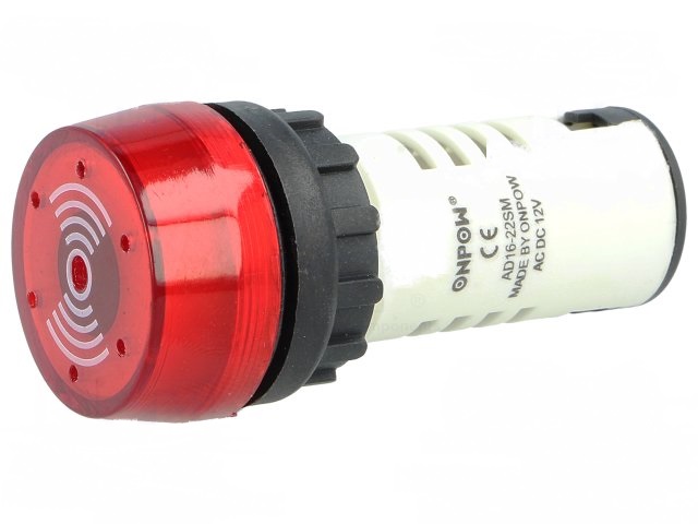 AD16-22sM 12V LED Buzzer AD16-22sM 12V LED Buzzer