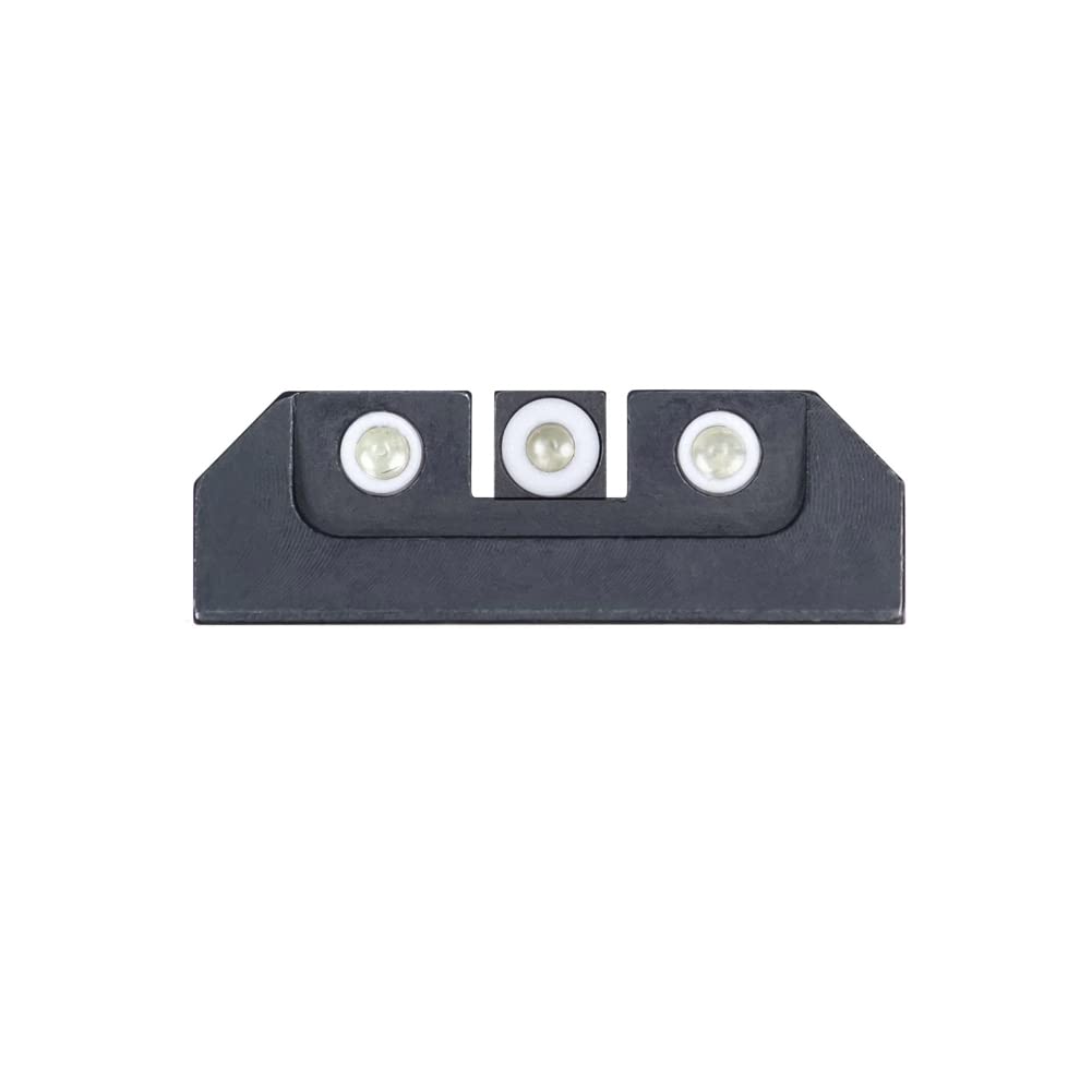 Night Fision Tritium Night Sight Set for Taurus G2C/G2/G3/TX22 - Perfect Dot Front Sight with Fluorescent Ring