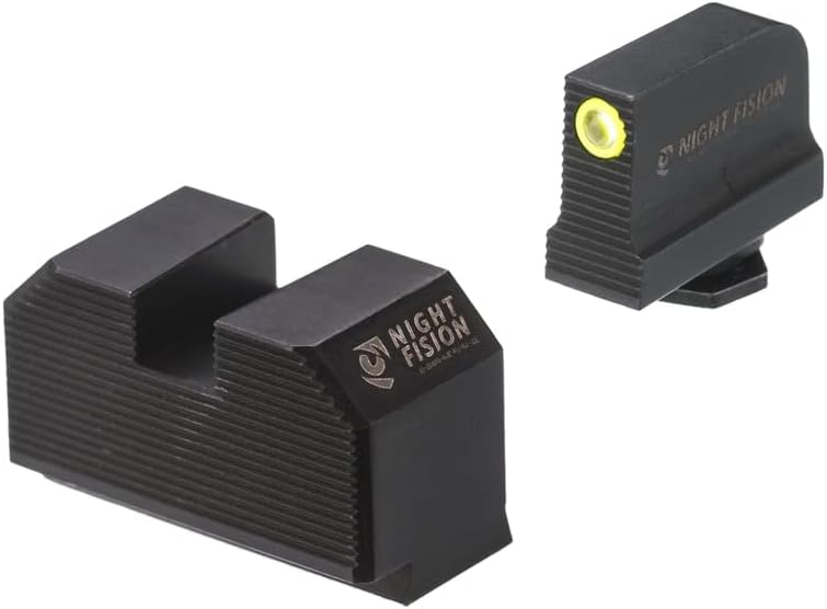 NIGHT FISION Optic Plate and Co-Witness Sight Set Compatible with Holosun EPS to Glock 17/19 MOS