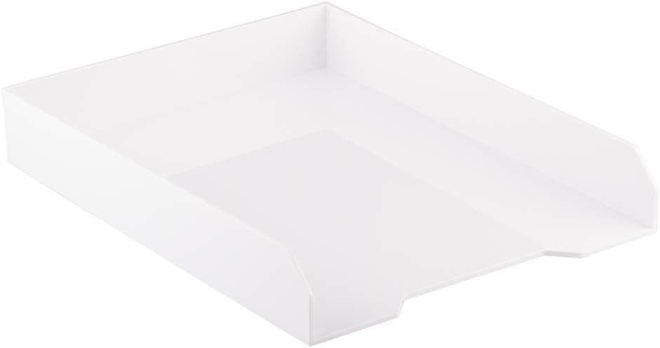 JAM PAPER Stackable Paper Tray - Desktop Document & File Organizer
