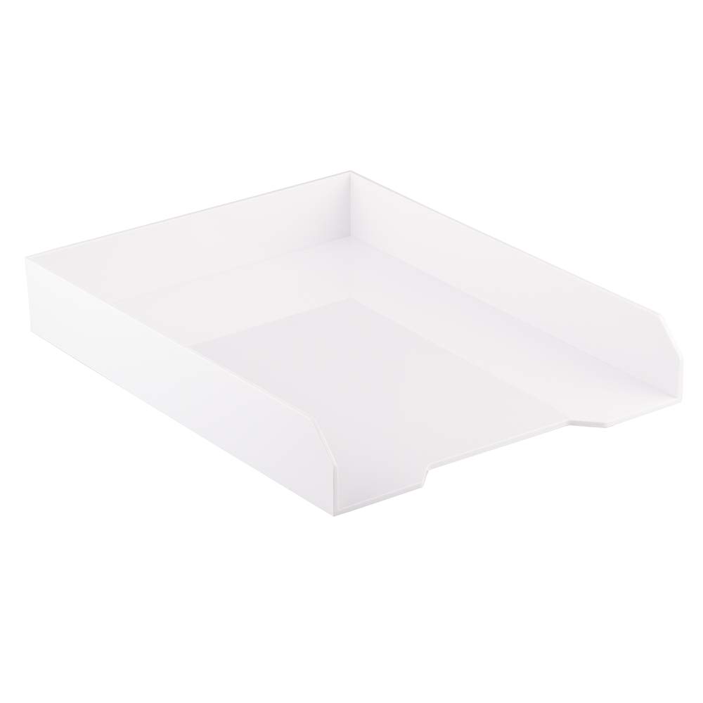 JAM PAPER Stackable Paper Tray - Desktop Document & File Organizer