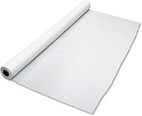 Tablemate I4010WH Table Set Plastic Banquet Roll, Table Cover, 40" x 100ft, White