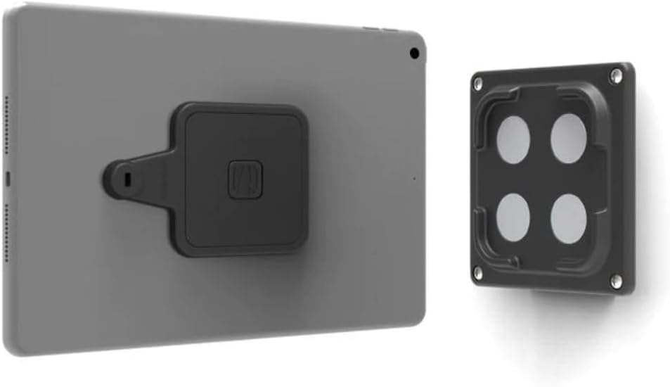 Compulocks Universal Tablet Magnetic Mount, VESA Compatible Black - Innovative universal solution compatible with any tablet