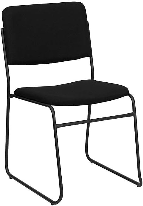 Flash Furniture HERCULES Series 500 lb Capacity High Density Stacking Chair with Sled Base