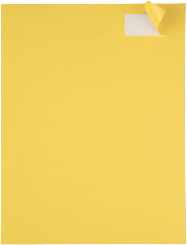 JAM PAPER Mailing Address Labels - Self-Adhesive Rectangular