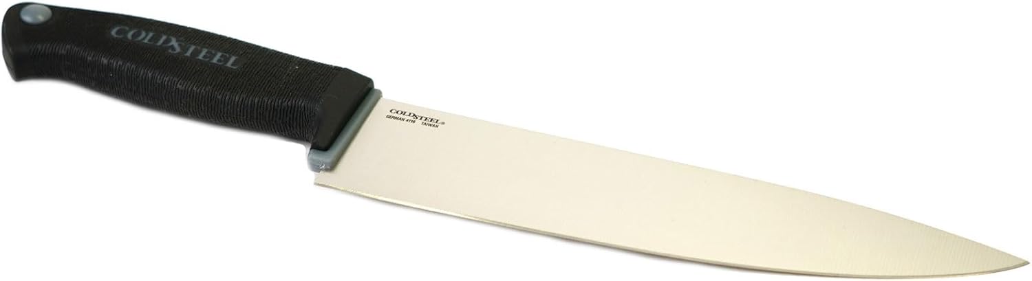 Cold Steel Kitchen Classics Series Chef's Knife | German 4116 Stainless Cryo Quenched Fixed Blade Drop Point Knife | Overall