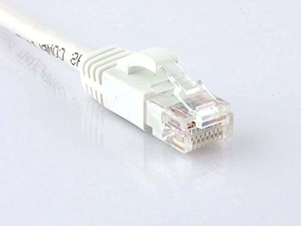 Unirise, USA Unirise PC6A-07F-WHT-S CAT6A 10 GIGABIT ETHERNET Patch Cable, White, 7FT