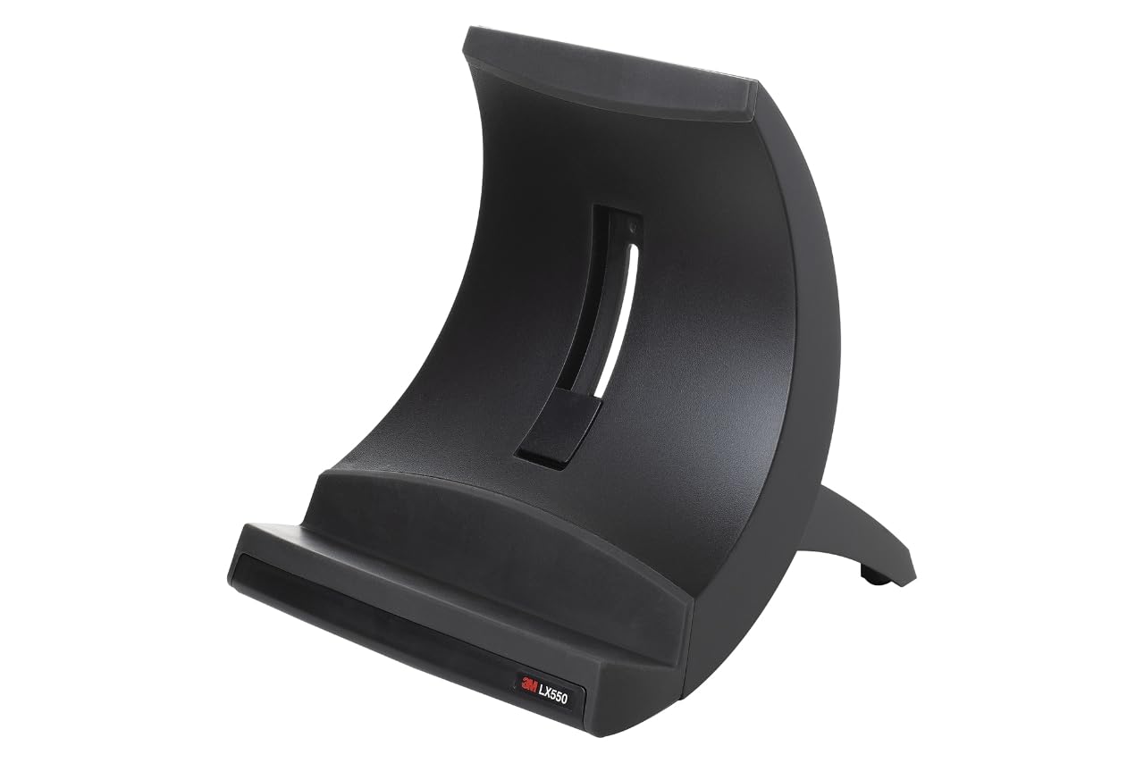 3M Laptop Stand, Raise Screen Height to Reduce Neck Strain, Vertical Design Allows You to Bring Screen Closer
