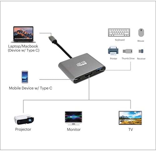 ADESSO AUH-4010 USB-C Docking Station - 4K HDMI, 100W PD