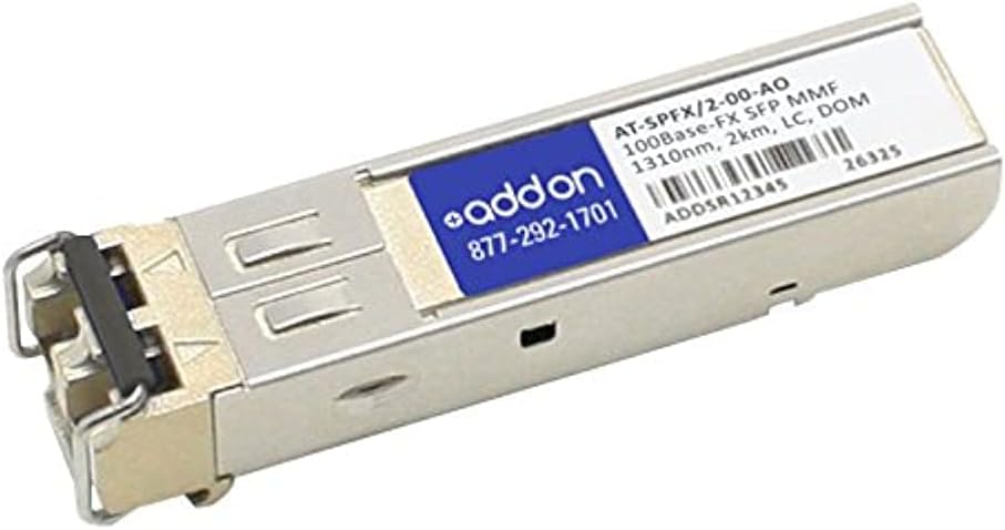 AddOn Allied Telesis AT-SPFX/2-00 Compatible 100Base-FX SFP Transceiver (LC, 2km)