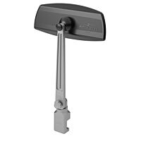 PTM Watersports Pontoon Mirror/Bracket Kit w/VR-100 Pro & PCX-200 (Silver)