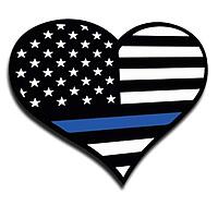 Thin Line Tactical Thin Blue Line Vinyl Sticker Decal