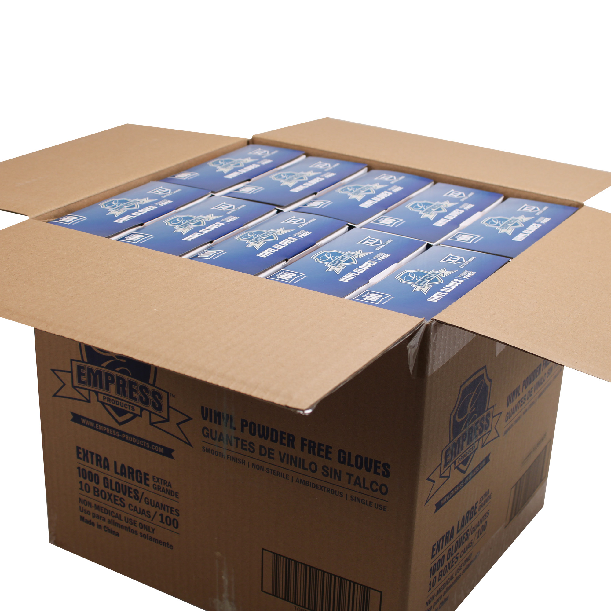 Empress Vinyl Glove Powder Free Extra Large 10 / 100 cs