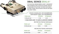 Steiner DBAL-A3 Dual Beam Aiming Laser
