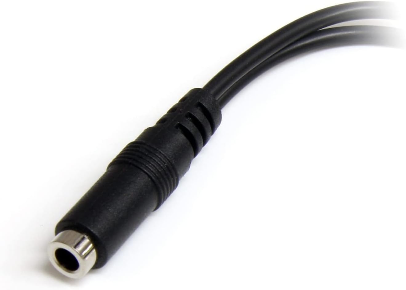 StarTech.com 3.5mm Headset Splitter Adapter (Combo to Separate Mic & Headphone)