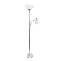 SIMPLE DESIGNS LF2000 Mother-Daughter Floor Lamp with Reading Light