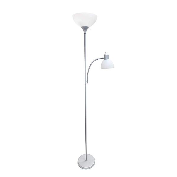 SIMPLE DESIGNS LF2000 Mother-Daughter Floor Lamp with Reading Light