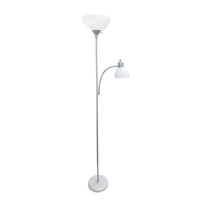 SIMPLE DESIGNS LF2000 Mother-Daughter Floor Lamp with Reading Light