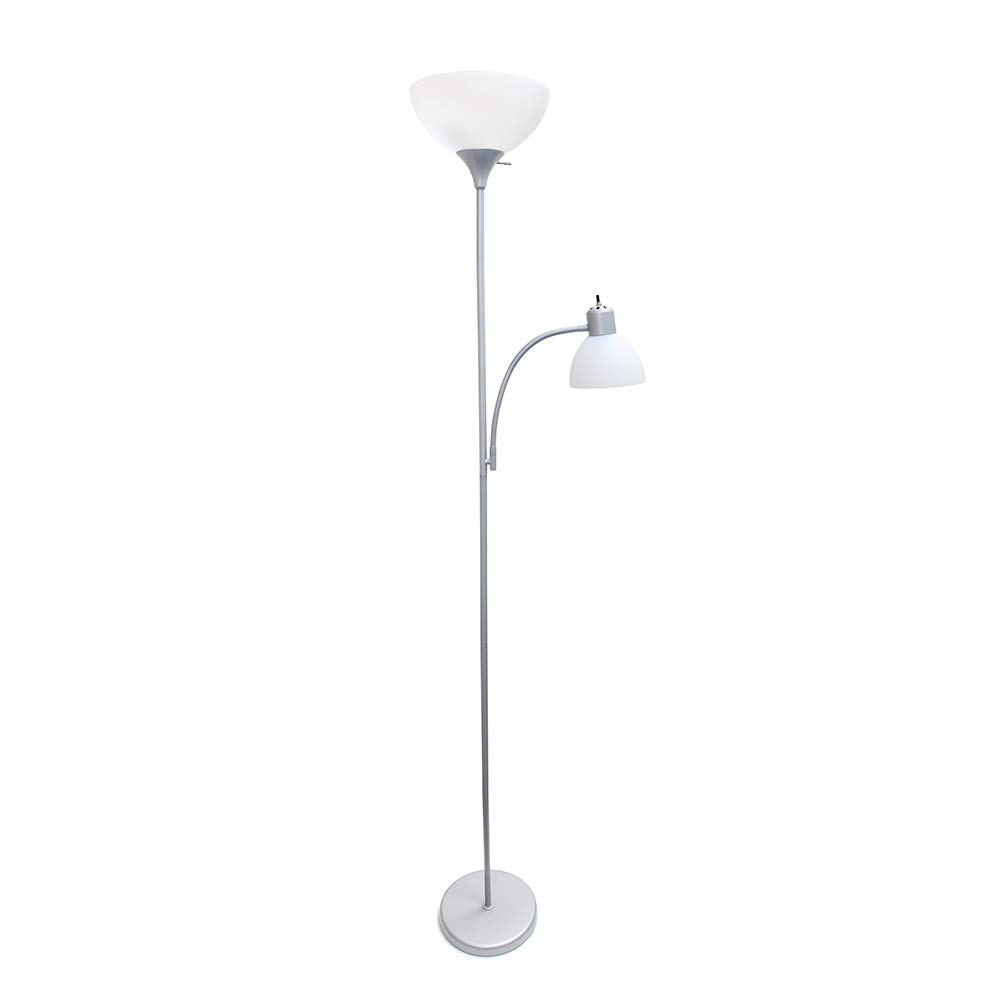 SIMPLE DESIGNS LF2000 Mother-Daughter Floor Lamp with Reading Light