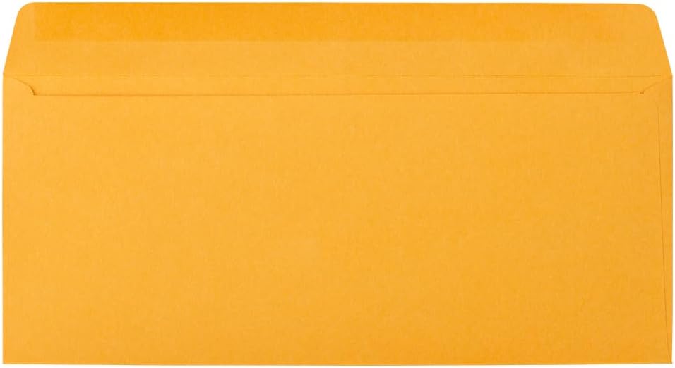 JAM PAPER Brown Kraft Manila Booklet Envelopes with Gummed Closure