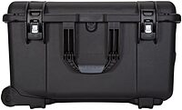 NANUK Wheeled Series 960 Lightweight NK-7 Resin Waterproof Protective Rolling Case with Foam, Black Case Cubed Foam Black