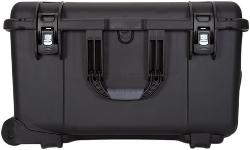 NANUK Wheeled Series 960 Lightweight NK-7 Resin Waterproof Protective Rolling Case with Foam, Black Case Cubed Foam Black