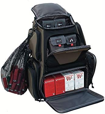G.P.S. Sporting Clays Backpack | Secure Ammo & Shooting Accessories Storage | Durable Waterproof Tactical Range Gear