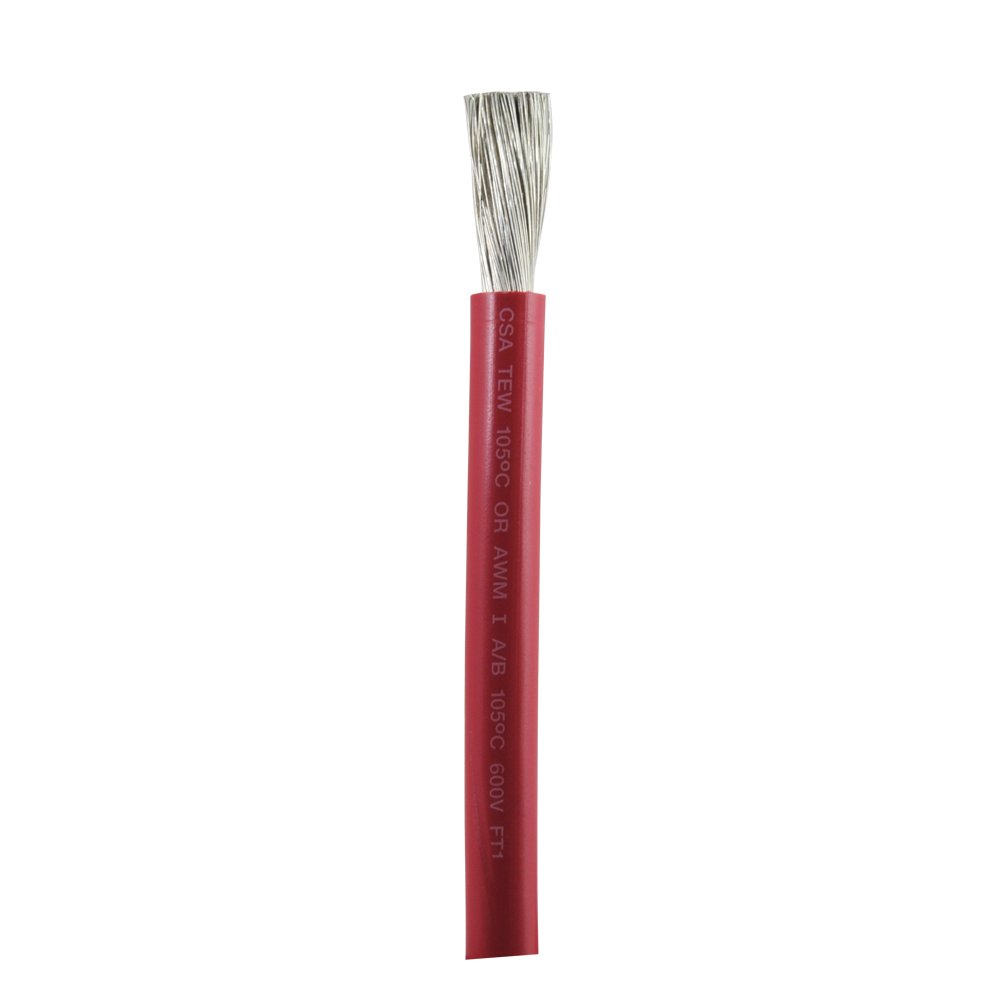 Ancor Red Corrosion and Electrolysis Protection 2 AWG Battery Cable - 25'