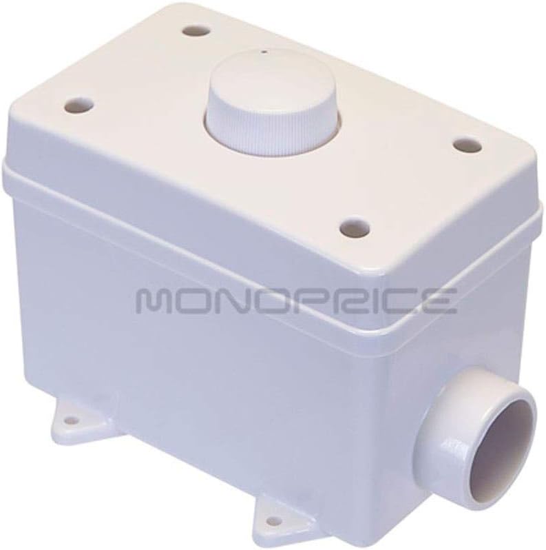 Monoprice 108240 RMS 100W Outdoor Speaker Volume Controller, White