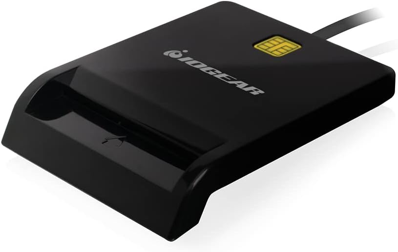 IOGEAR USB Common Access Card (CAC) Reader - EMV Level 1/4.1 Compliant - GSR212