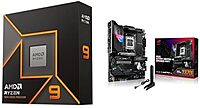 AMD Ryzen 9 9900X + ROG Strix X870E-E Gaming WiFi Processor + ASUS ROG STRIX X870E-E GAMING WIFI