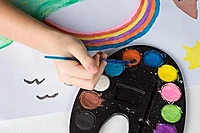 Kids Water Color Mixing Palette - Pack of 6