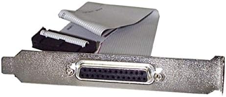 StarTech.com 16in DB25 Parallel Female to IDC 26 Pin Header Slot Plate (PLATE25F16)