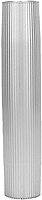 Taco Aluminum Ribbed Table Pedestal - 2-3/8" O.D. - 30-3/4" Length