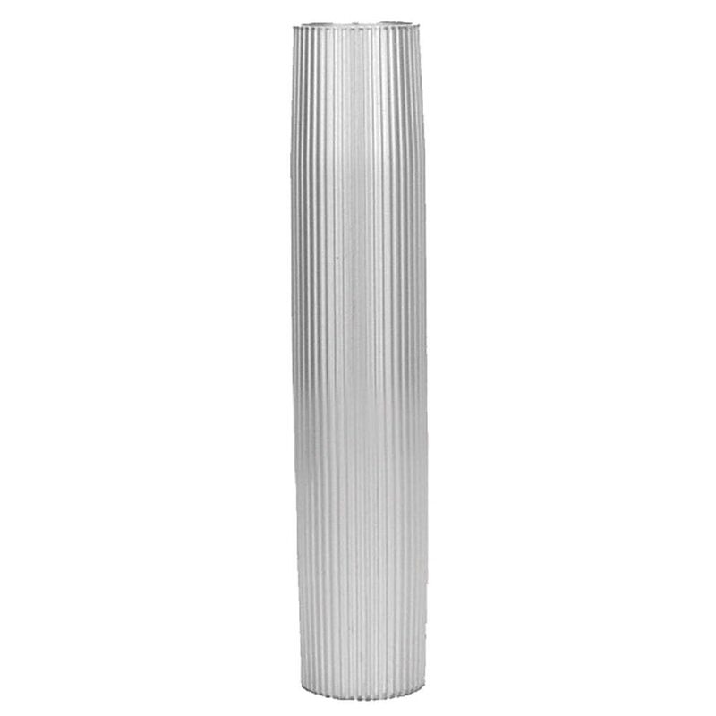 TACO Marine Z60-7279VEL27.5-2 27 1/2" High Table Pedestal Post for 2 3/8" Base and Support - Ribbed
