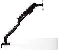 Staples Dual Monitor Arm, up to 30-inch Monitors, Black (51729) Dual Arm