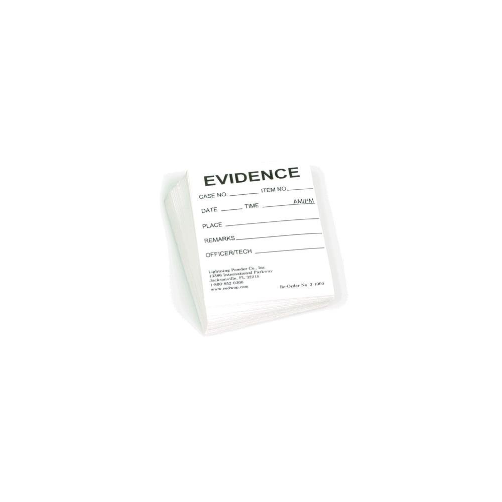 Forensics Source 3-1000 Evidence ID Labels 2 x 2 (100 Pack)