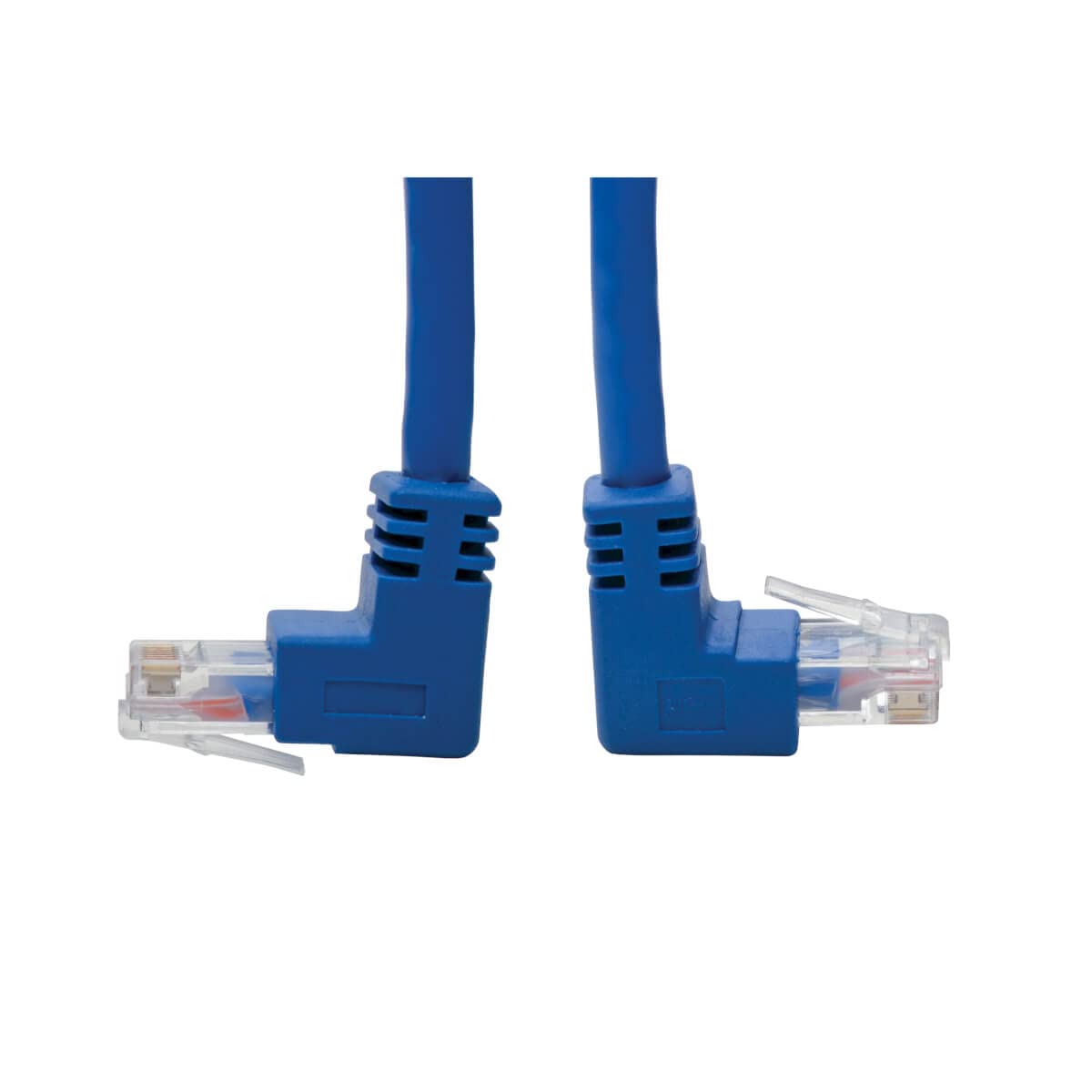 Tripp Lite Cat6 UTP Molded RJ45 Patch Cable, Blue (Up-Angle/Down-Angle/Left-Angle)