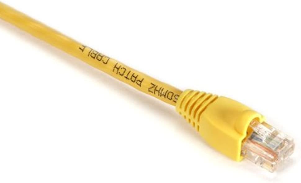 Black Box Corporation 2FT Yellow CAT5E 350MHZ Patch Cable UTP cm SNAGLESS