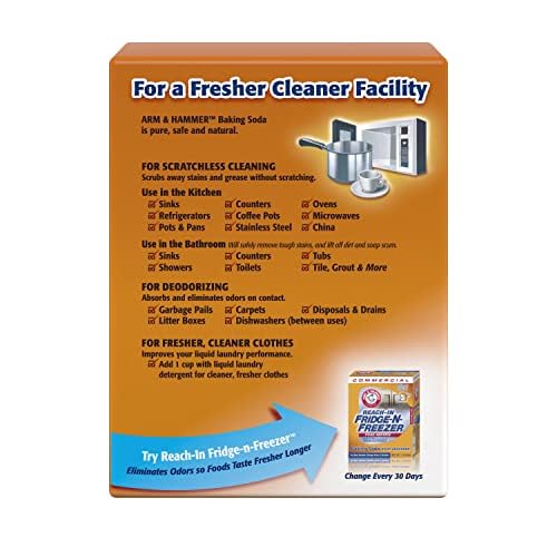 Arm & Hammer 33200-84104 Baking Soda, 16 oz (Pack of 24) 16 Ounce (Pack of 24)