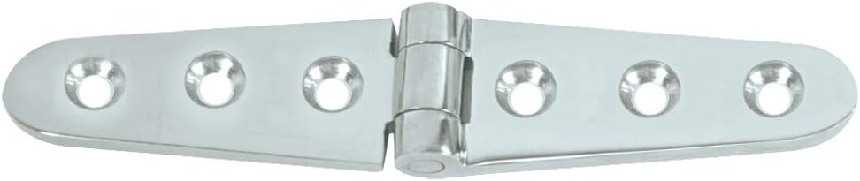 Whitecap 3430BP Nylon Side Mount/Slide Deck Hinge for 0.850 Track - Black, Pair