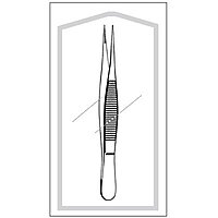Econo Sterile™ Splinter Forceps Straight Fine Pointed Serrated Tips 4-1/2 Inch Sterile (EA)