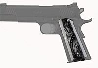 HOGUE 1911 Government Model Hardwood Grips - One Size