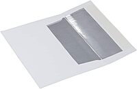 JAM PAPER Foil-Lined Invitation Envelopes - White with Foil Lining - 25/Pack