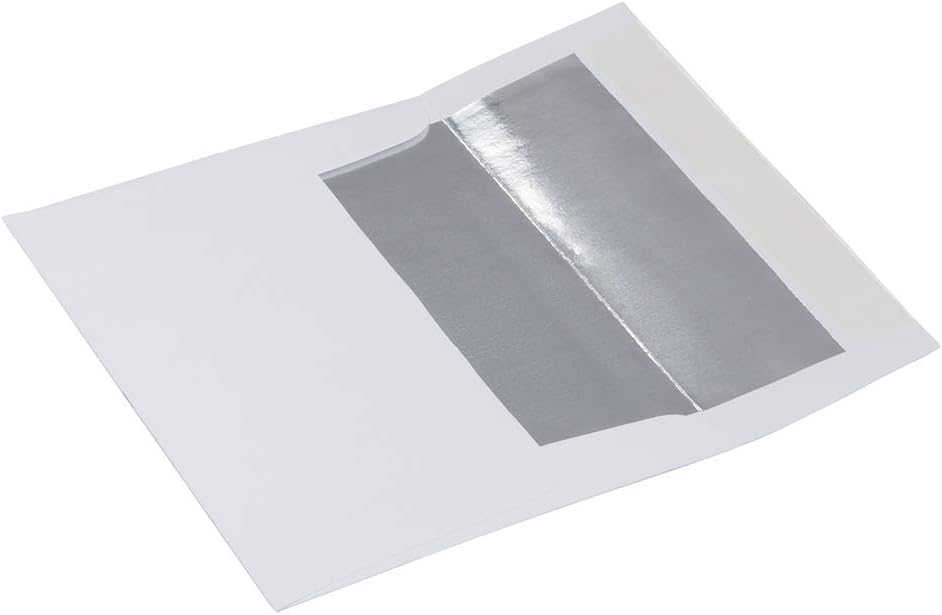 JAM PAPER Foil-Lined Invitation Envelopes - White with Foil Lining - 25/Pack