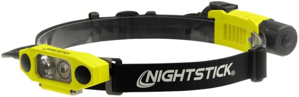 Nightstick XPR-5562GX Dicata USB - is Rechargeable X-Series Low- Profile Multi-Function Dual-Light Headlamp - Green