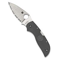 Spyderco Chaparral Folding Utility Pocket Knife with 2.8 Inch CTS XHP Stainless Steel Blade and Gray FRN Handle - SpyderEdge - C152SGY
