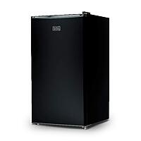 BLACK+DECKER Compact Refrigerator Energy Star Single Door Mini Fridge with Freezer
